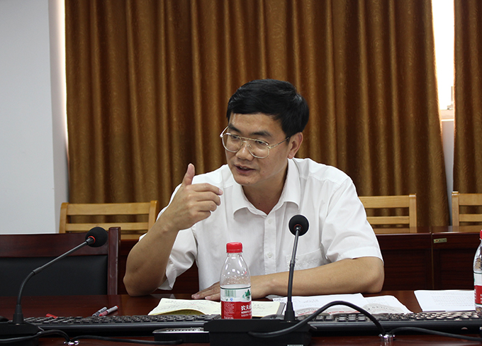 党委书记段邦贤发表讲话