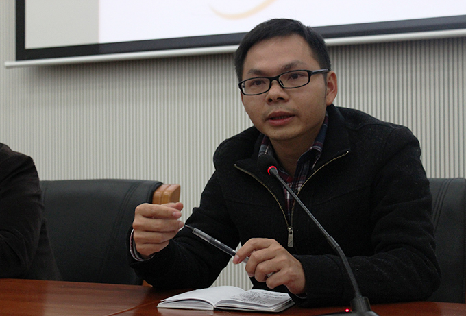 杨海师兄讲课